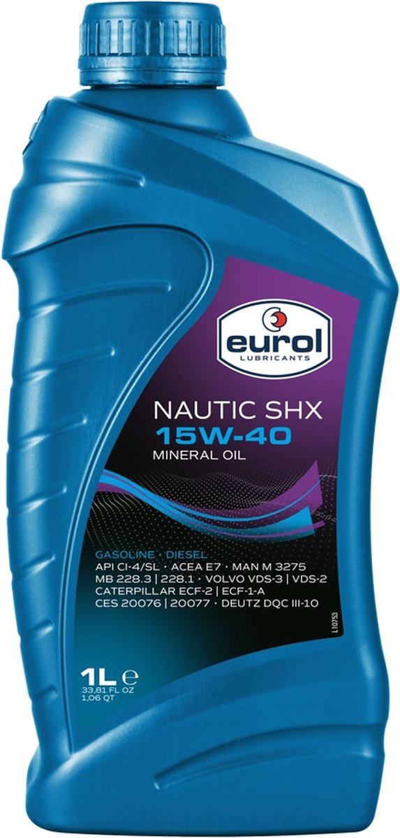Eurol Motorolie Nautic SHX 15W40 1L