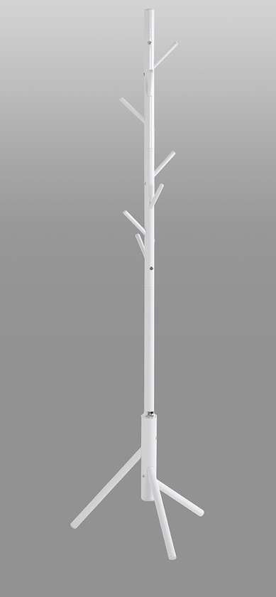 Kapstok Kenny Smal - Gepoedercoat Staal - 16 haken - 78 cm