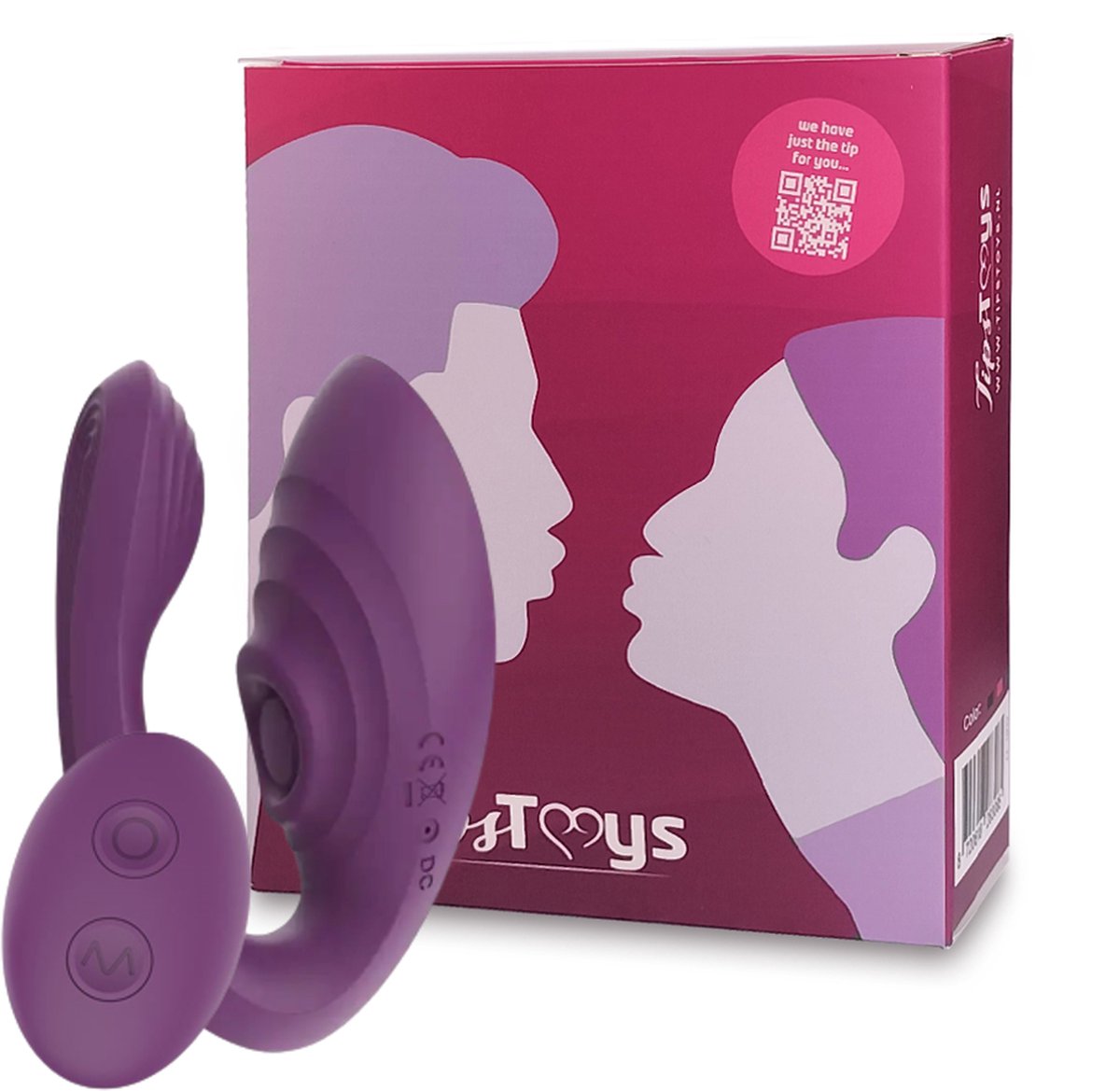 Goedkoopste TipsToys Dildos Vibrator - Afstandsbediening G-Spot Clitoris Stimulatie - SexToys Vibrators voor Vrouwen