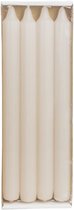 Rustik Lys grooved dinerkaarsen blush set van 4 -  paraffine - Ø 2,1 centimeter x 24 centimeter