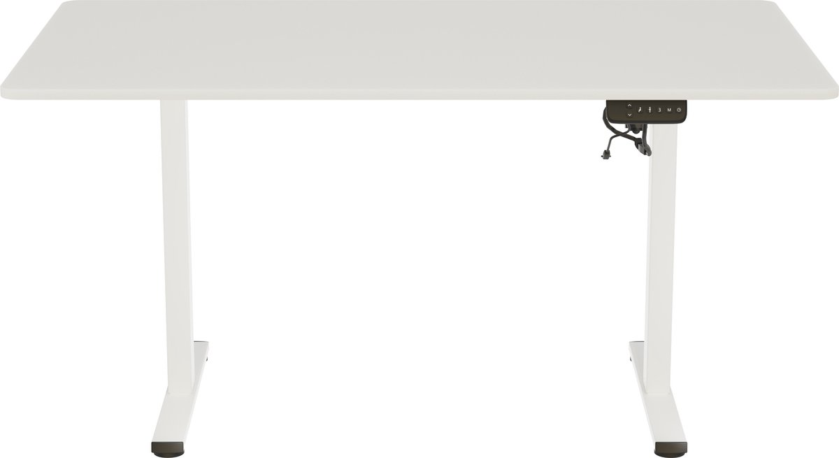Vestland Zit-Sta Bureau Elektrisch In Hoogte Verstelbaar - Conform ARBO-norm - Geheugenfunctie - 140 x 80 CM - Wit