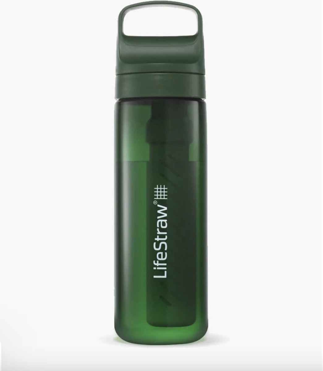 Lifestraw Go 2.0 - Waterfles met filter - 650ml - Terrace Green