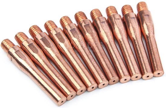 40 Stk Forbrugsstoffer Tip Elektrode Skjold Kopper Swir Gas Ring Af Binzel Mig Mag 24kd Fakkel Brug Til Mig Mag Svejsemaskine