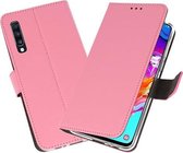 Bestcases Pasjeshouder Telefoonhoesje Samsung Galaxy A70 - Roze