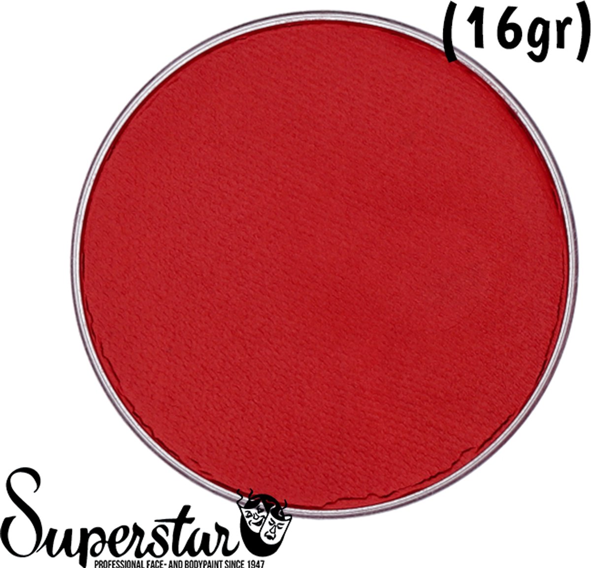 Superstar Schmink - Aqua Facepaint - Vuur Rood - 035 — afbeelding 7