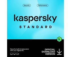 Kaspersky Standard - 12 maanden/3 apparaten - PC/Mac/Mobiel Download