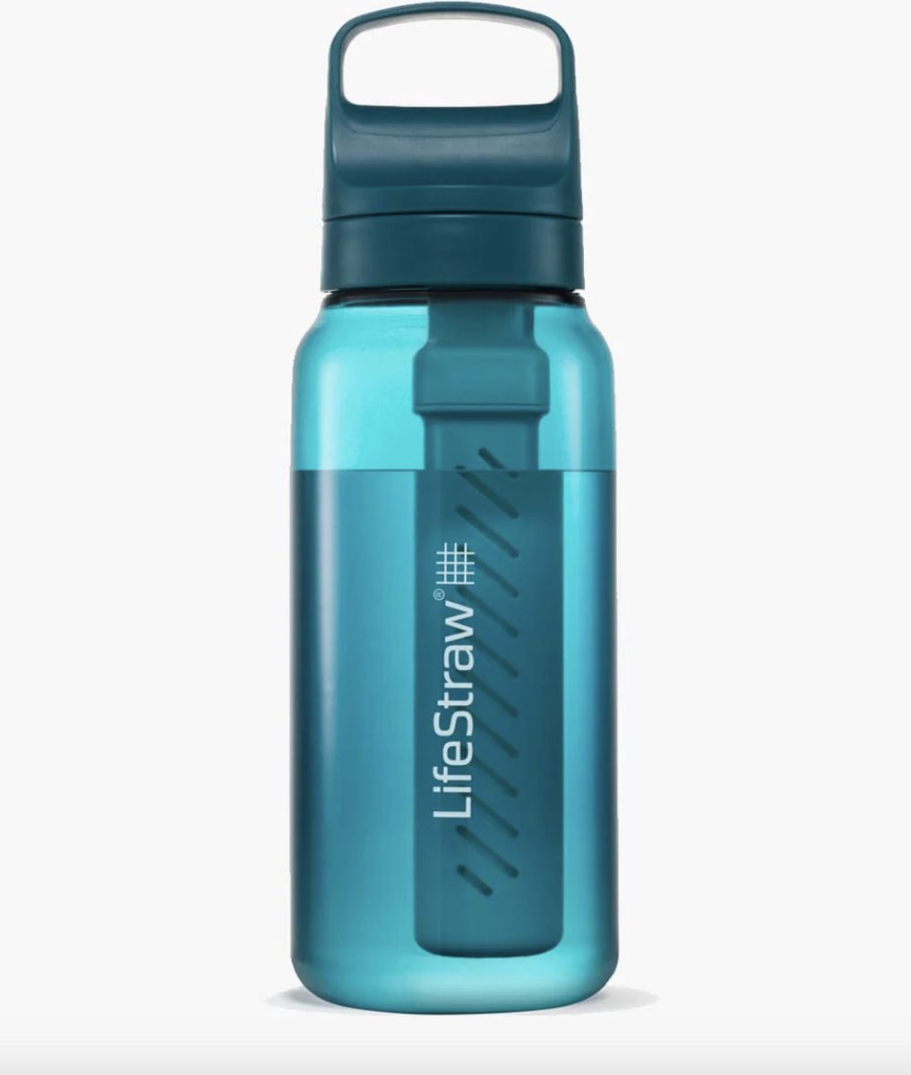 Lifestraw Go 2.0 - Waterfles met filter - 1L - Laguna Teal