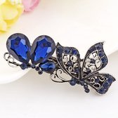 PaCaZa - Elegante Haarclip - Butterfly - Donker Blauw