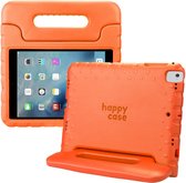HappyCase Housse de tablette Kinder adaptée à Apple iPad 9.7 2017/2018/ Air/ Air 2 | Couverture adaptée aux enfants | Couvercle de protection | Couverture pour enfants | avec poignée et support | Orange