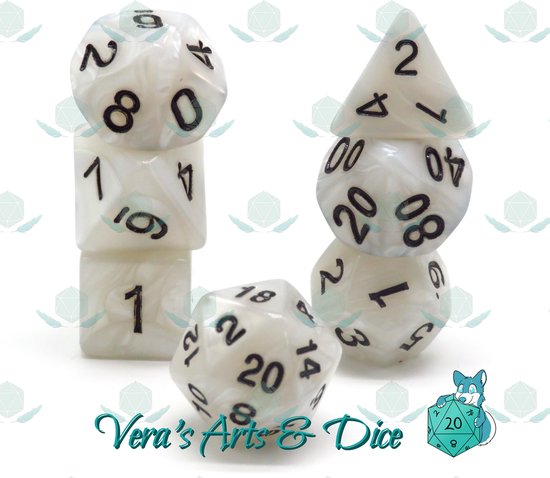Gamegenic - Galaxy Series RPG Dice Set: Neptune (7 stuks) - Gamegenic