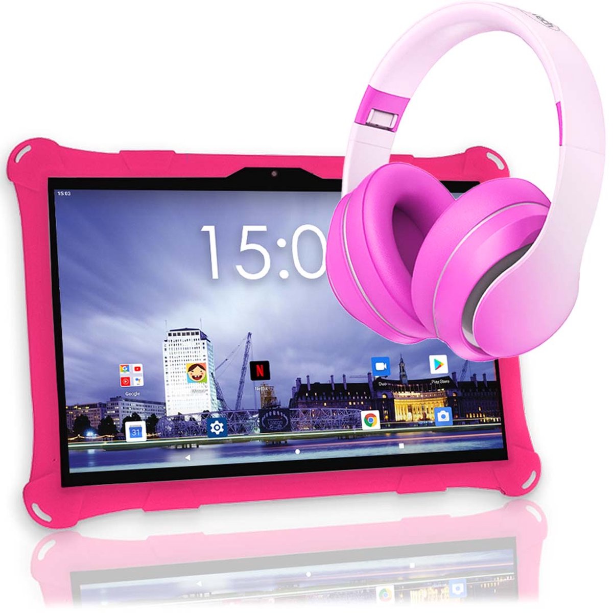 Tablette Enfant AngelTech XL - 100% Kidsproof - Extra Groot - Également  Pour Adultes 