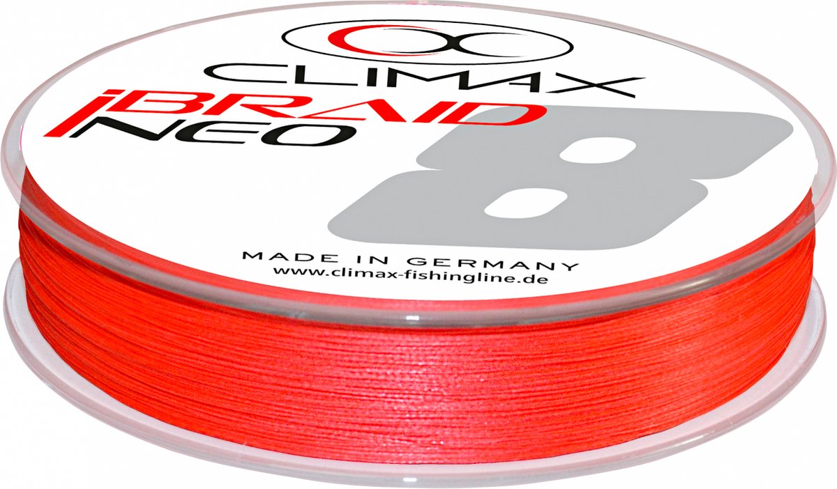 Climax IBraid NEO Fluo Red 135 m 8,5 kg 0,12 mm
