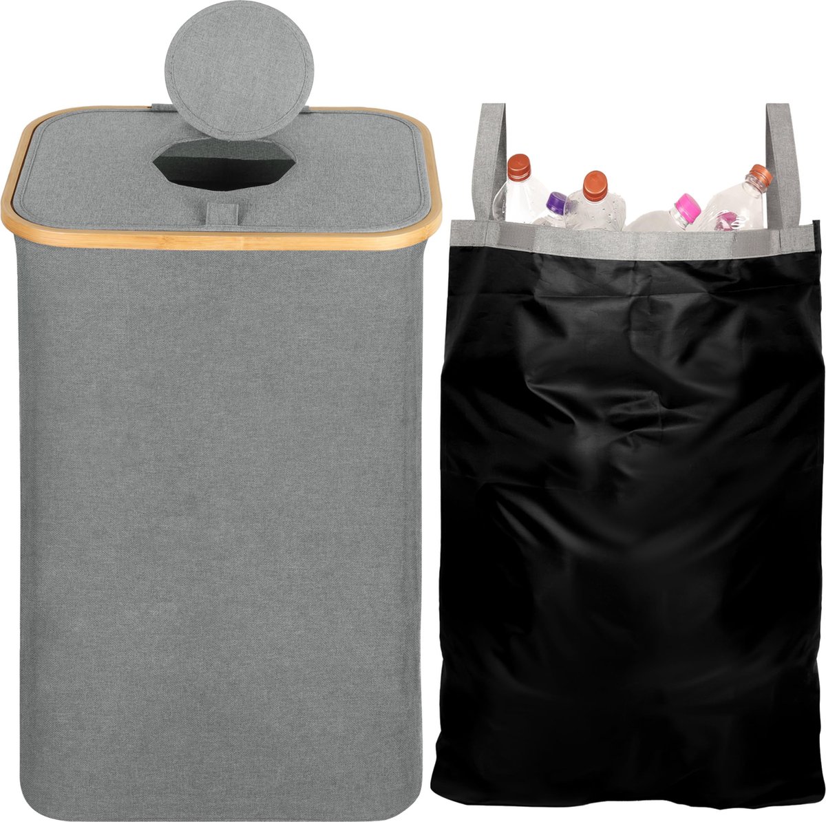 Goedkoopste BELLE VOUS 100L Deposit Bottles Collection Container with Integrated Carry Bag