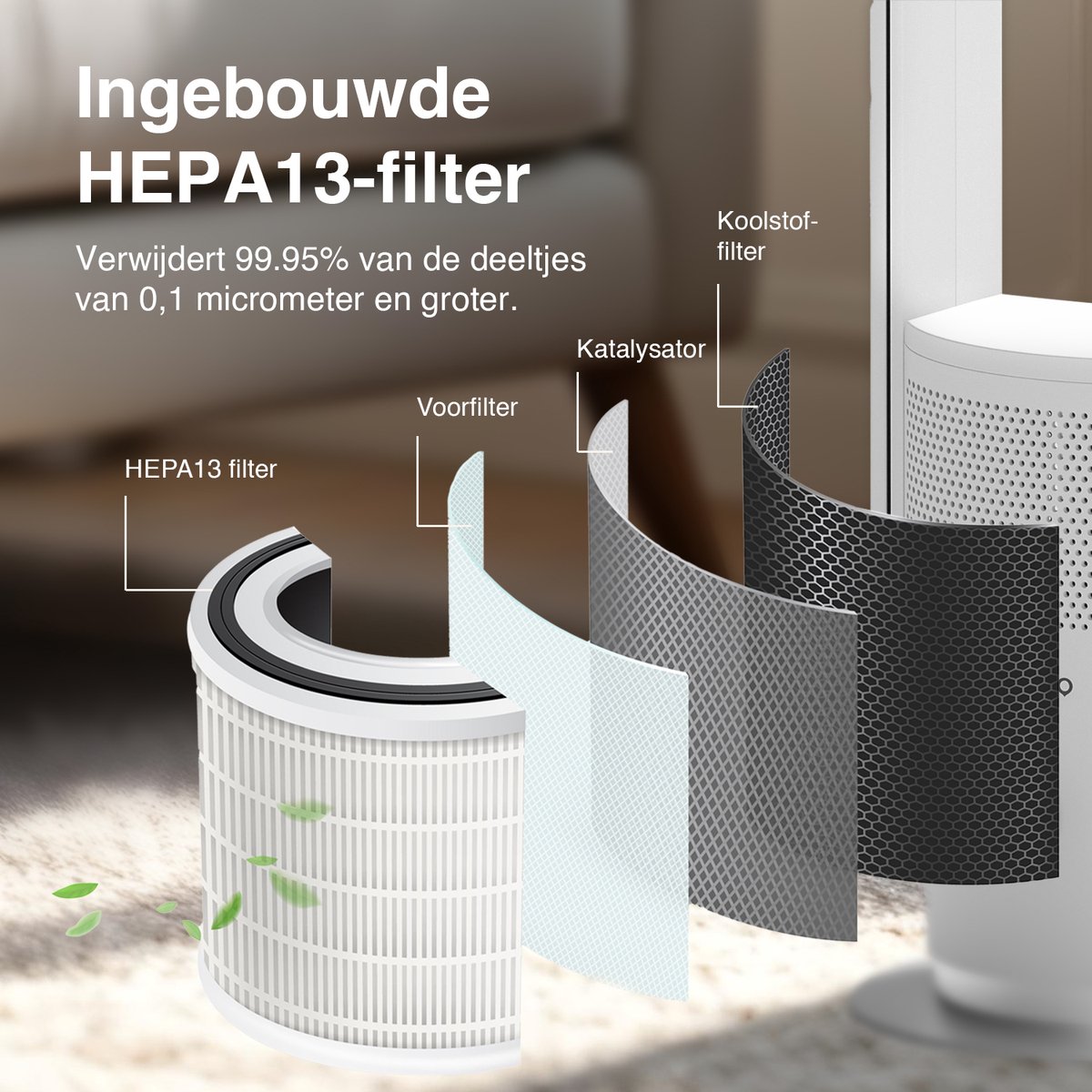 Ufesa CLN Verdampingskoeler, 65W, Koelfunctie, Ionisator en Ventilator, 3 Snelheden, 3 Standen