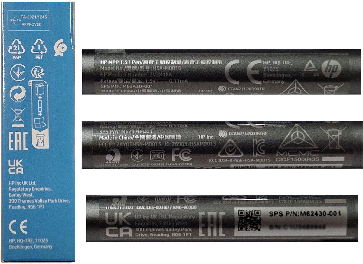 HP 3V2X4AA#ABB MPP 1.51 Pen