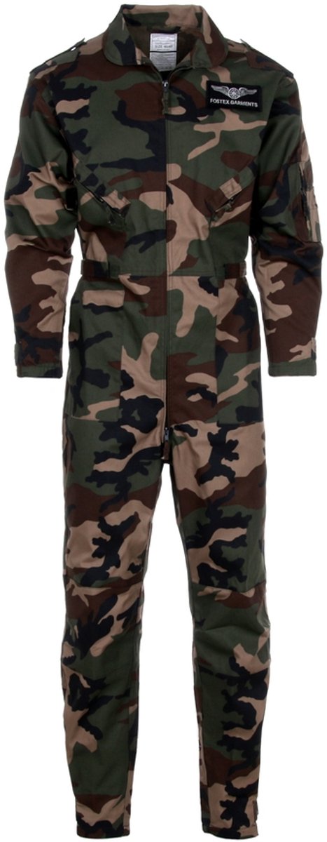 Fostex piloten overall woodland camo