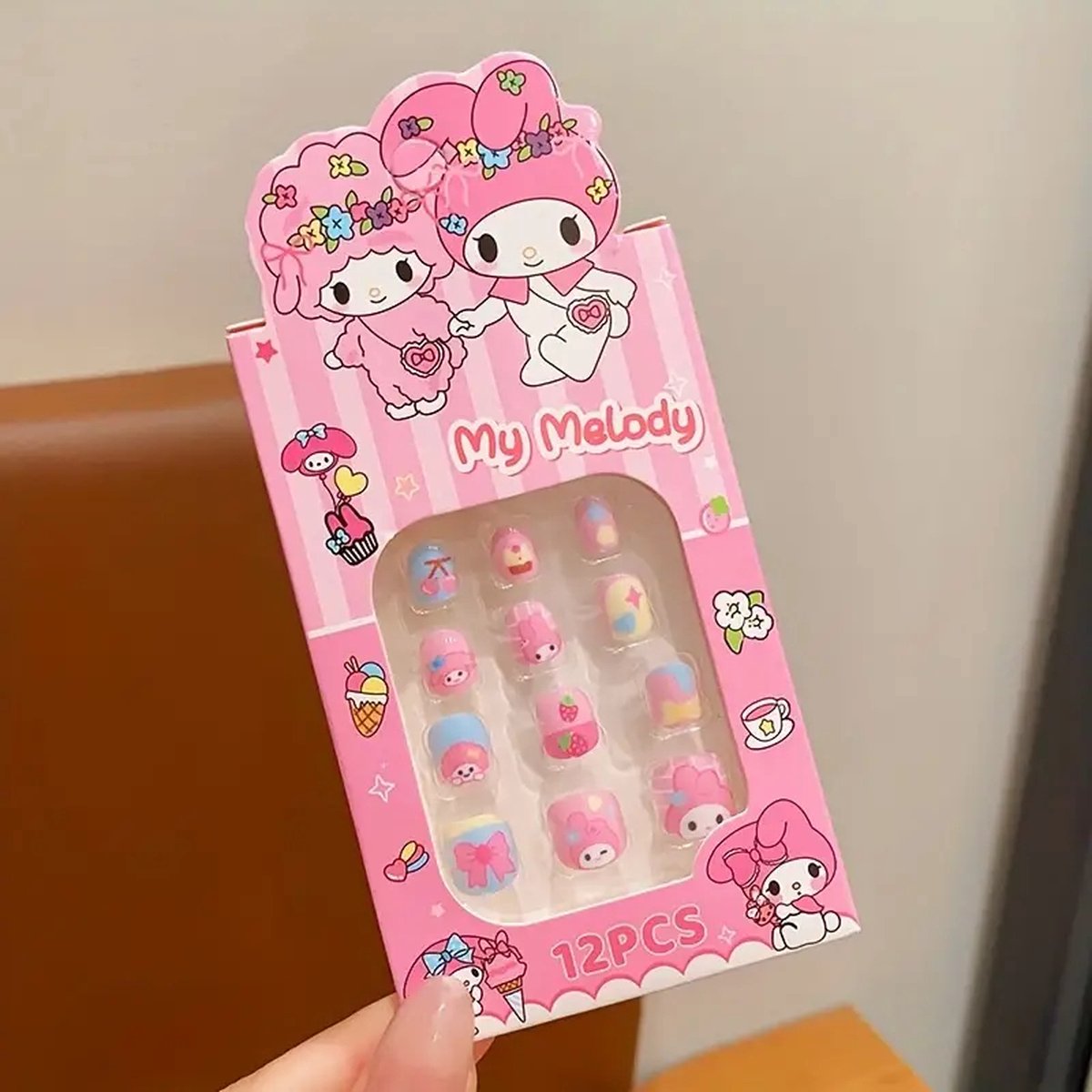 Goedkoopste Sanrio - My Melody plaknagels - nepnagels - Kuromi - Hello Kitty - Cinnamoroll - PomPomPurin - Pochacco - kawaii