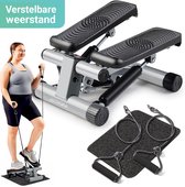 Activora Stepper - Verstelbare weerstand - Inclusief display - Inclusief weerstandsbanden en antislipmat - Stepper fitness - Fitness step - Home gym - Hometrainer - Aerobic step