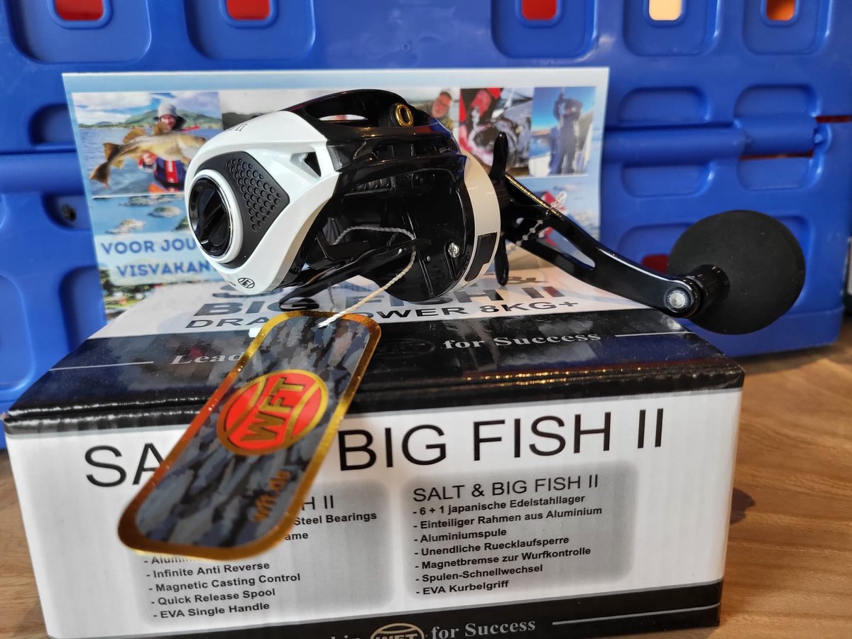 WFT Salt Baitcaster | Reel | Zoutwater | Big Fish II