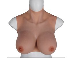 Siliconen Borsten-Nep Borsten -G Cup-100% siliconen- 3700 gram- Borstprothese- Cosplay- Travestie-Transgender-Crossdresser-Travestie-Breastplate