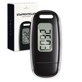 Aquila Stappenteller Broekzak met Clip & 3D Sensor - Pedometer - Groot Scherm - USB Oplaadbaar - Activity Tracker Dames & Heren - Stappenteller Clip - Wandelen