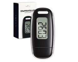 Aquila Stappenteller Broekzak met Clip & 3D Sensor - Stappentellers voor Wandelen & Pedometer - Activity Tracker - USB oplaadbaar - Groot Scherm