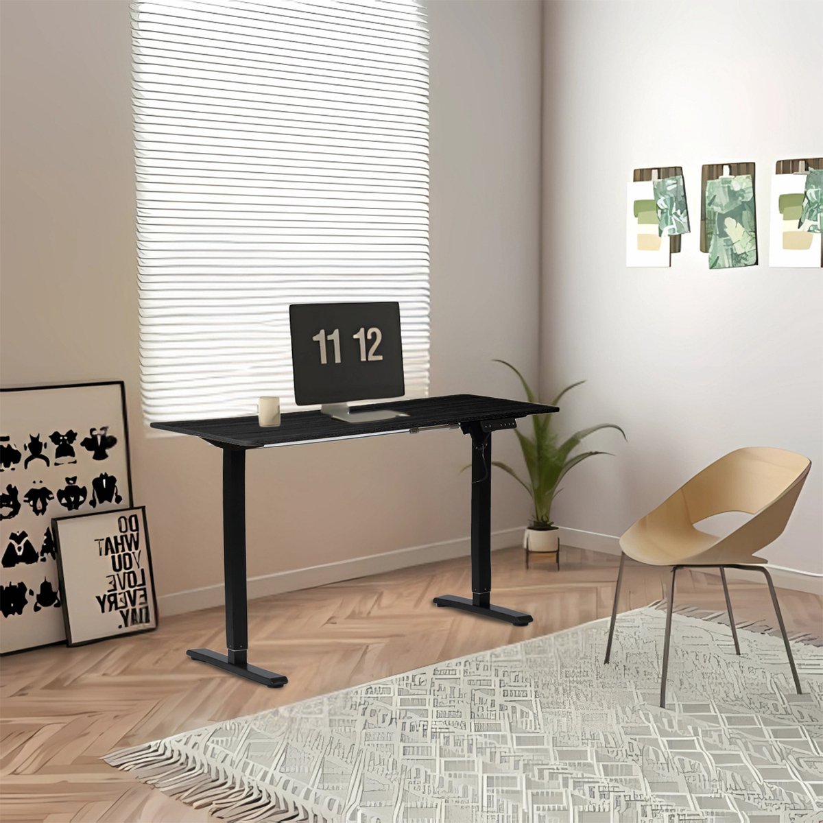 OfficeSense OS50 Zit Sta Bureau Elektrisch 120 x 60 CM thumbnail 3