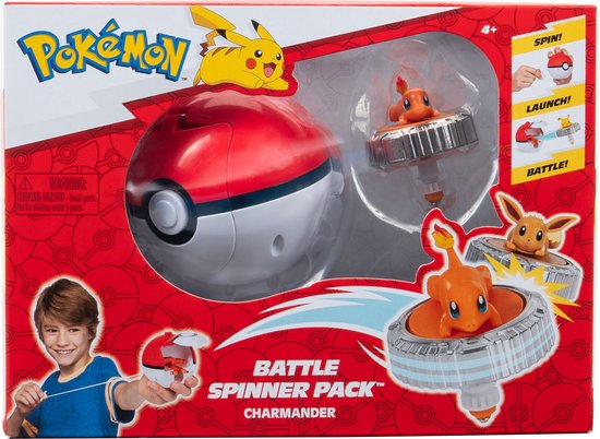 Pokémon - Battle Spinner Game - Charmander & Poké Ball