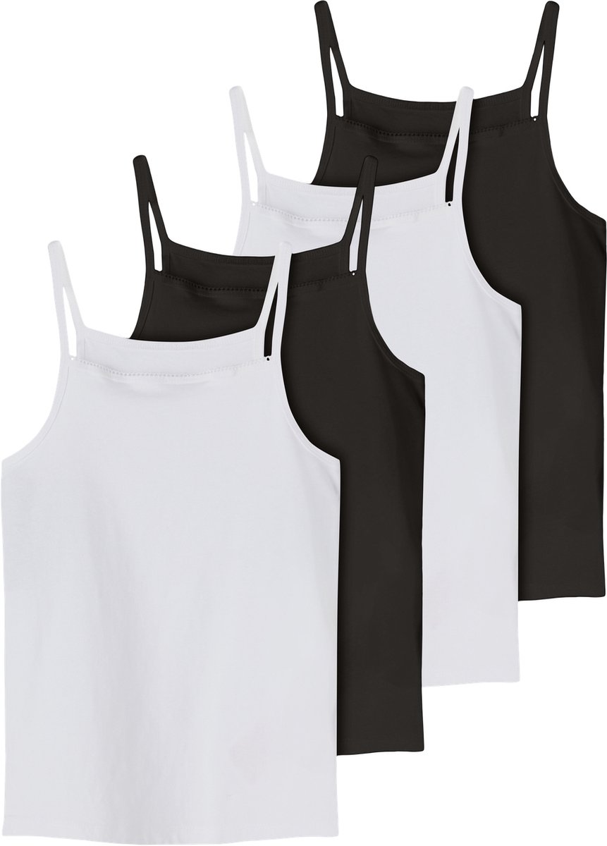 NAME IT - NKFSTRAP TOP 4P SOLID NOOS - Meisjes - Onderhemden