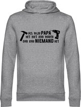 père pratique | fête des pères | papy | Unisexe | Pull | Sweat | Hoodie | Capuche | Gris