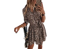Vintage Jurk Luipaard - Dames Mode - Luipaardprint - Tijger - Print