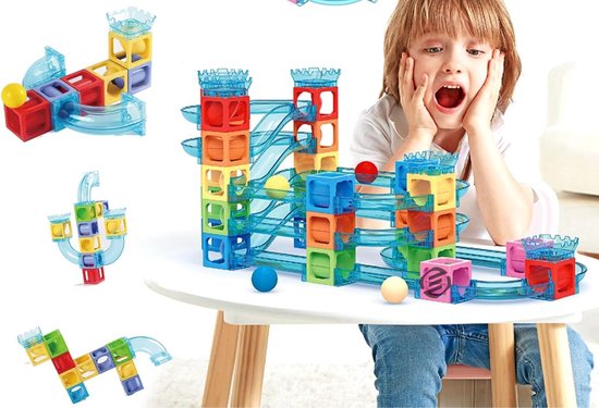 Equivera Knikkerbaan Magnetisch - Knikkerbaan Magnetisch - Knikkerbaan - Magnetisch Speelgoed - Magnetic Toys
