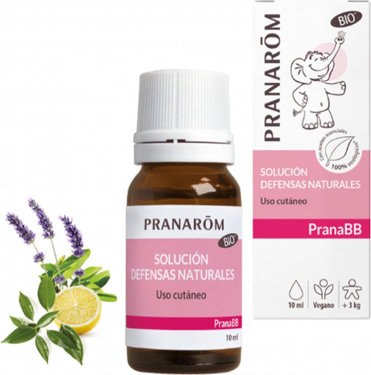 Goedkoopste Bio-natuurlijke afweeroplossing 10 ml (Citroen - Lavendel - Abrikoozen) | Pranarom