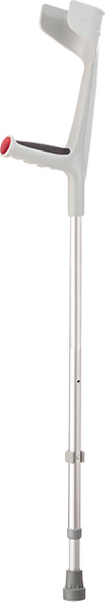 Goedkoopste Elleboogkruk ergonomisch 1 stuk Grijs - Loopkruk - kruk anatomische handvatten, open manchet