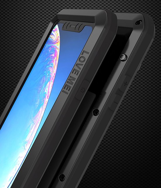 Apple iPhone 11 - Love Mei - Coque de protection extrême en métal - Argent - Housse de téléphone portable - Coque de téléphone Convient pour : Apple iPhone 11