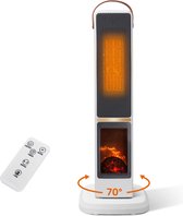 Bol.com Taylor Swoden 301X9 Dana - Elektrische Kachel - Keramische Heater - Keramische verwarming - Kachelventilator - 2000W - Wit aanbieding