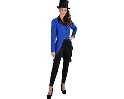 Dans & Entertainment Kostuum | Circus Slipjas Dressuur Ankie Blauw Vrouw | Small | Carnaval kostuum | Verkleedkleding