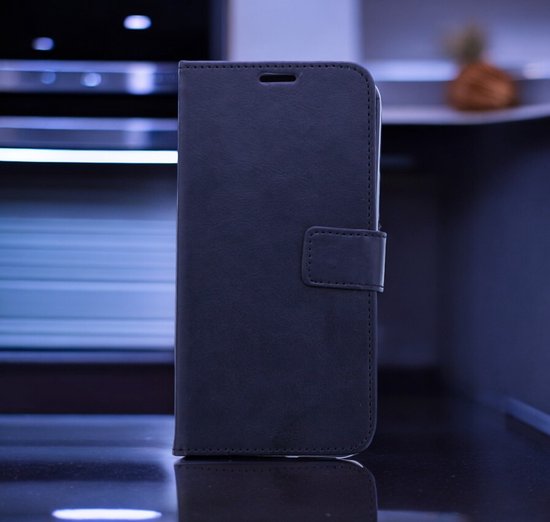 Bookcase Convient pour : Samsung Galaxy A16 - Zwart - étui portefeuille - Book Cover + 3x Film de protection d'écran