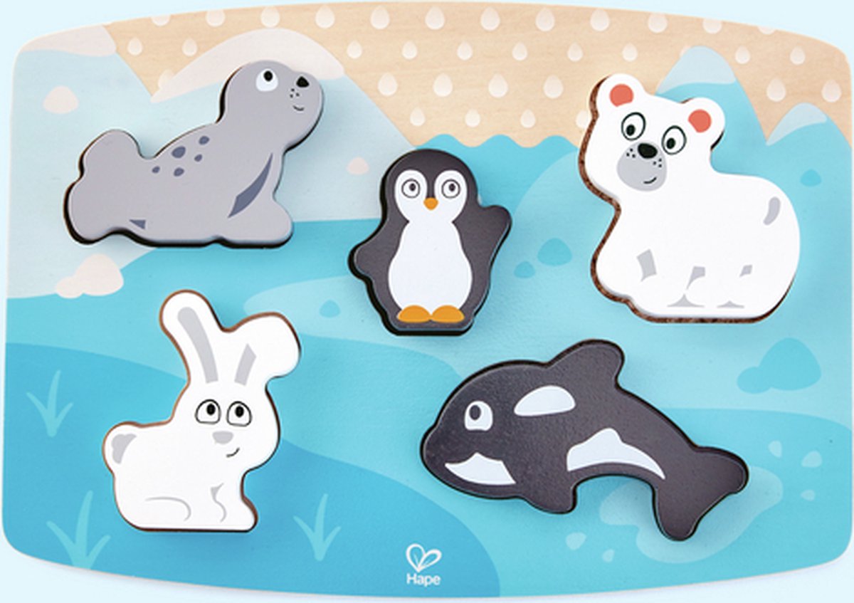 Hape Tactiele Pooldieren Puzzel