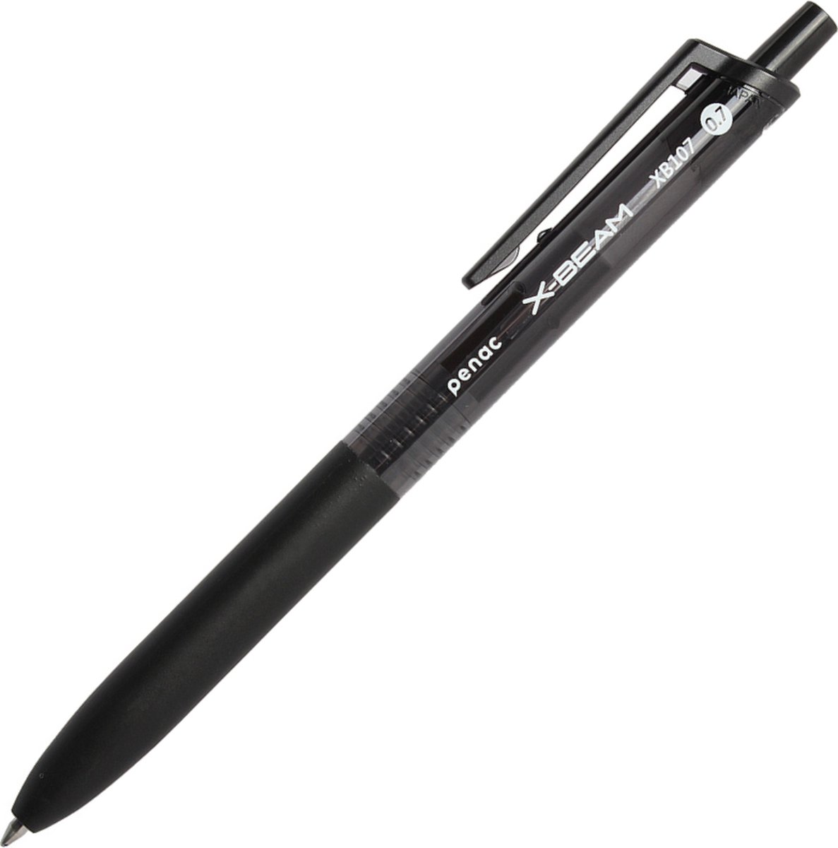 Penac Balpen X-Beam - Zwart - 0.7mm - Zwarte Inkt - 12 Pennen