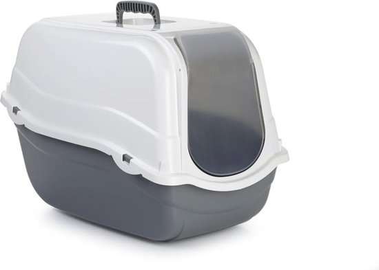 Iriz Open Kattenbak Incl. Rand Grijs 50x37x14 cm - | Voor mensen met passie