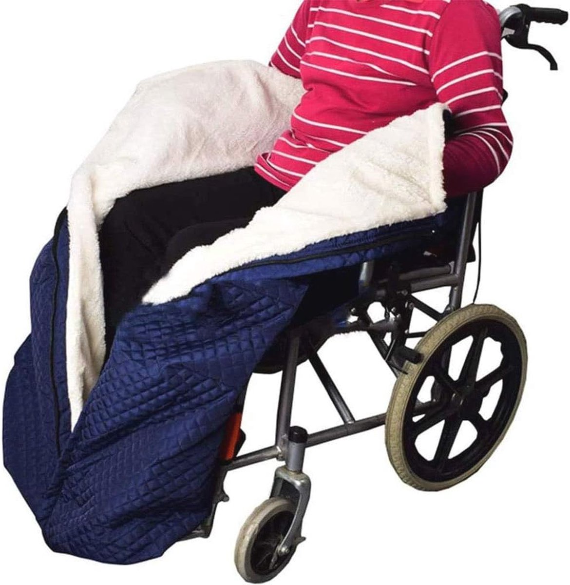 Waterdichte Fleece Gevoerde Rolstoelhoes voor Volwassenen - Warme Bescherming voor Onderlichaam en Benen