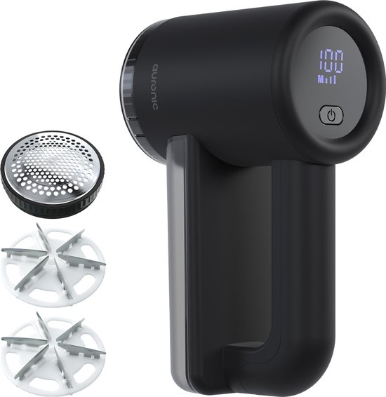 Auronic elektrische pluizenverwijderaar Pro – 120 minuten – LED display