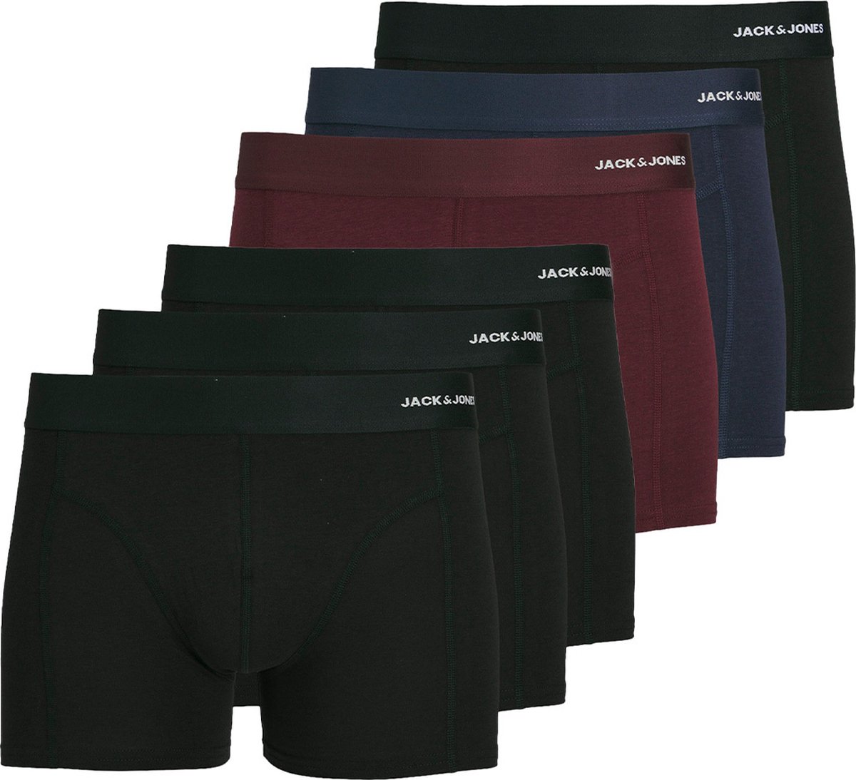 Jack & Jones Heren retro short / pant 6 pack Jacbasic