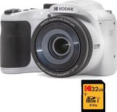 Bol.com Kodak Pixpro AZ255 Camera 1635 MP 25x zoom Full HD Wit - + 32GB geheugenkaart aanbieding