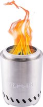 RedFire - Volcano - Medium - Roestvrij staal - Tafelhaard - Incl. beschermhoes & protectie mat - Hout & pellet gestookt - Drievoudige verbranding