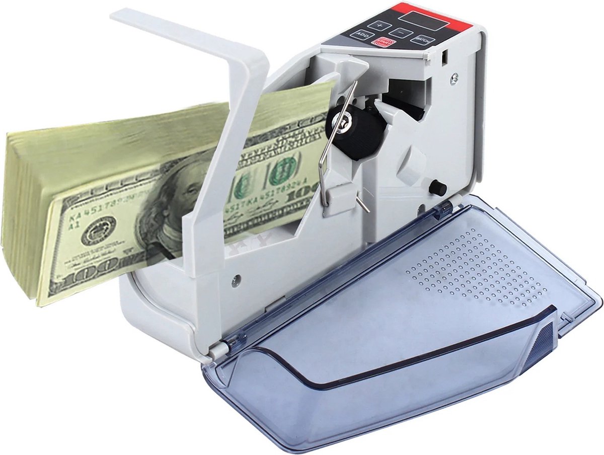 Ariqo Geldtelmachine - Geld Teller - Biljettelmachine - Geld Teller voor Spaarpot - Cash Biljetten - 600 Pc/min - 400 g