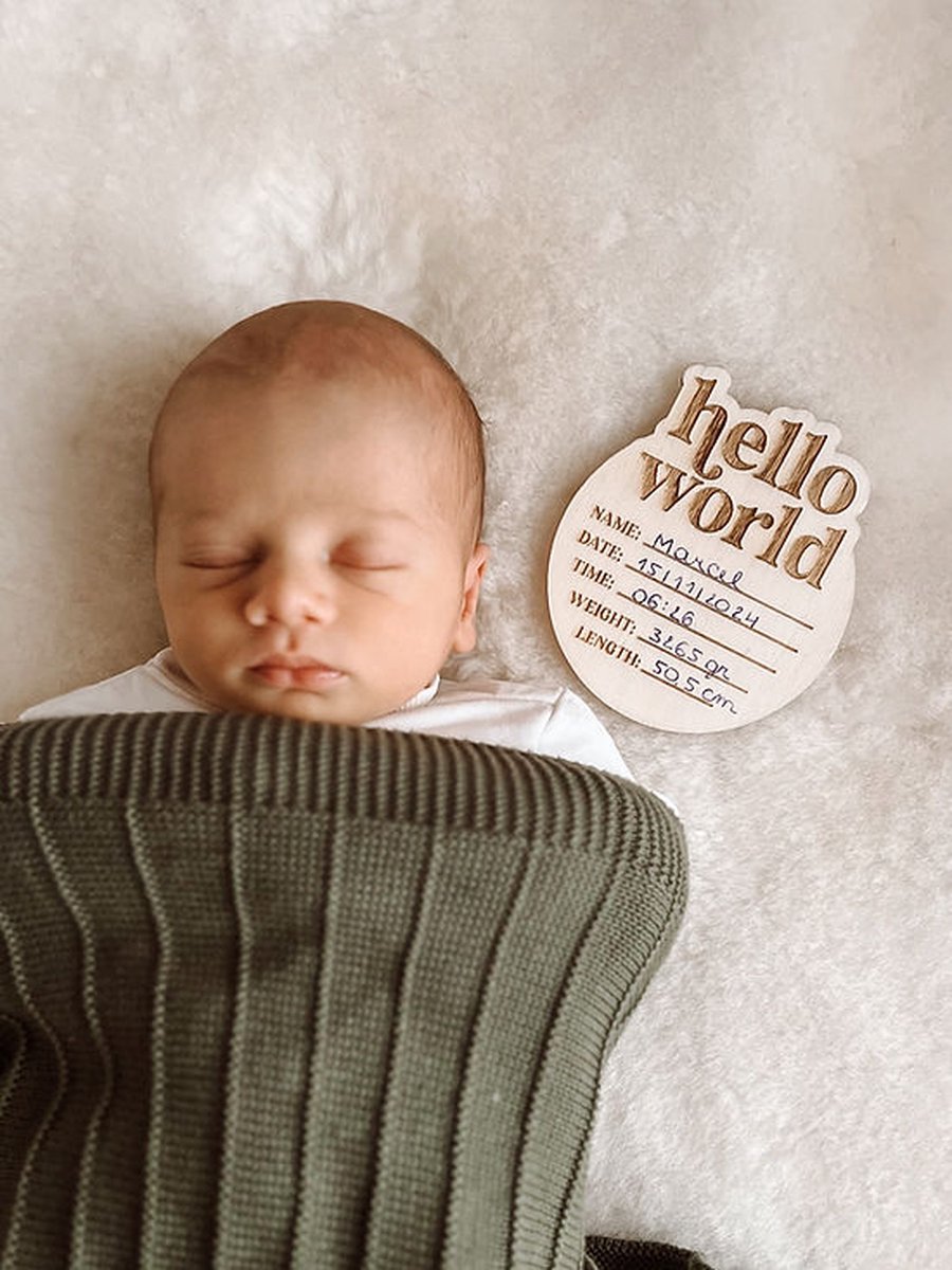 Goedkoopste Geboorte invulbord - Baby - Geboorte - Invulbord - Hello world - Babyshower
