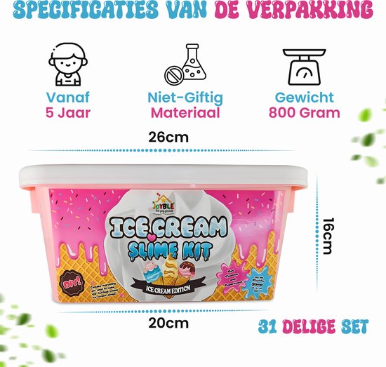 Slijmset, Slime Making Kit, Knutselset voor Kinderen Jongens Meisjes
