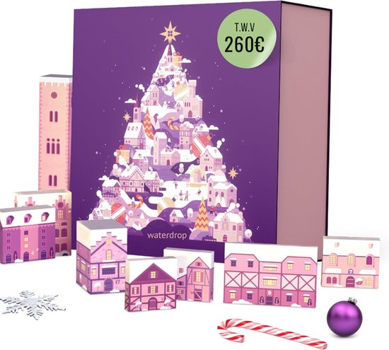 Calendrier De L'Avent 2024 Noël - 25 Jours Avec Décorations, Compte à Rebours Festif